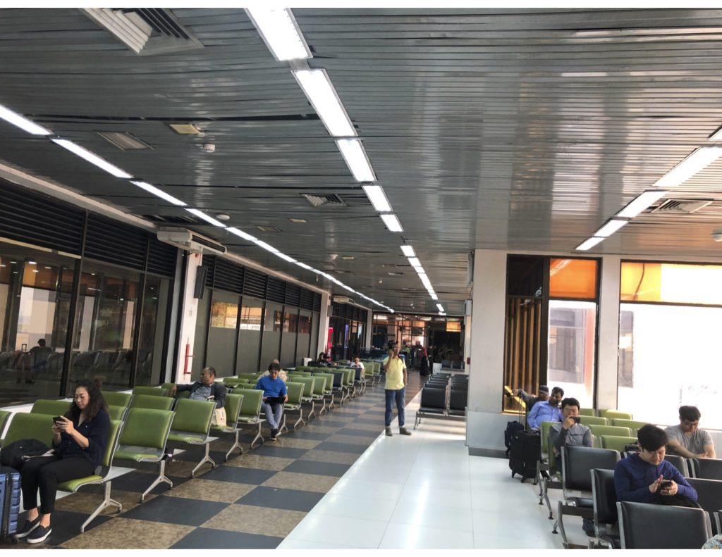 Boarding waiting area